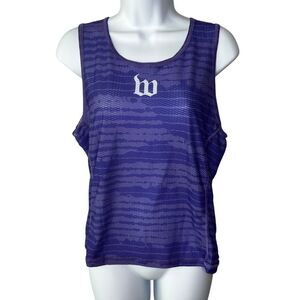 Wattie Ink Women’s XL Triathlon Purple Tri Tank